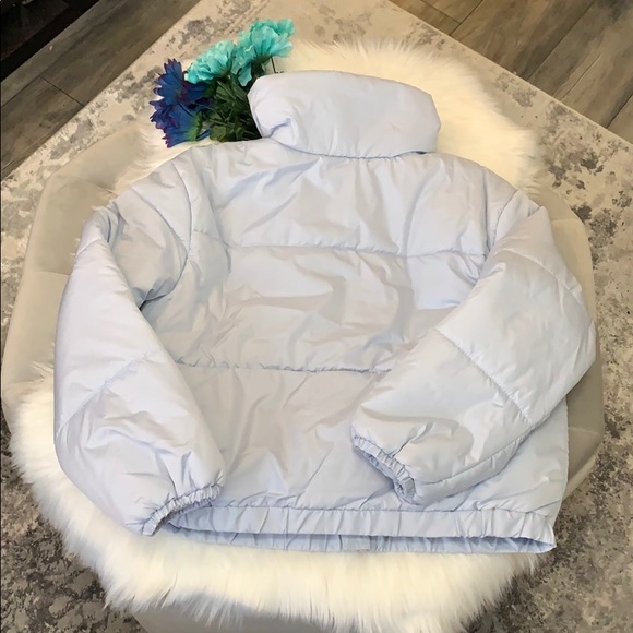 NEW! Light Blue Puffer Coat - Picture 2 of 5